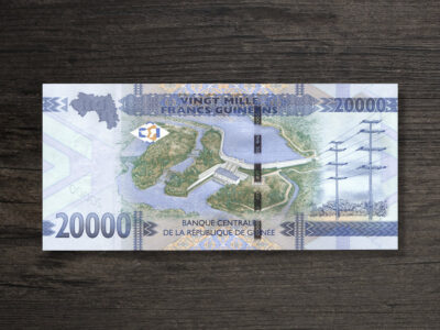 Банкнота Гвінея 20000 франків - 2015 рік - реверс