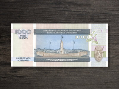 Банкнота Бурунді 1000 франків - 2006 рік - реверс