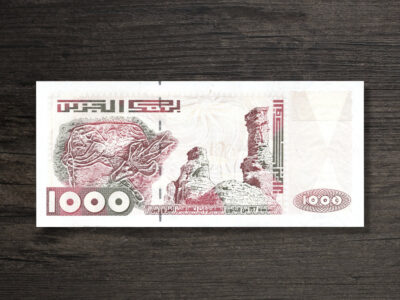 Банкнота Алжир 1000 динарів - 1998 рік - реверс
