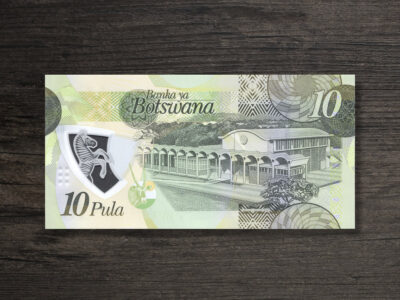 Банкнота Ботсвана 10 пул - 2020 рік - реверс