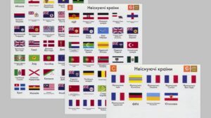 Kammer набір наліпок з прапорами для оформлення колекції - Неіснуючі країни