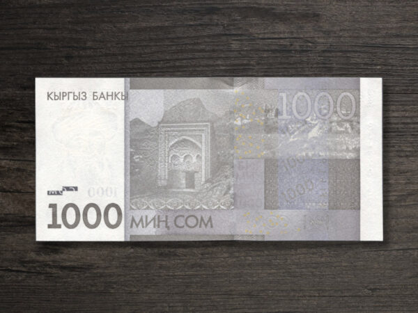 Банкнота Киргизстан 1000 сомів - 2016 рік - реверс